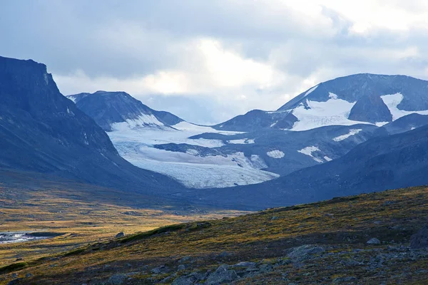 Terreno Montanhoso Noruega Parque Nacional Jotunheimen — Fotografia de Stock