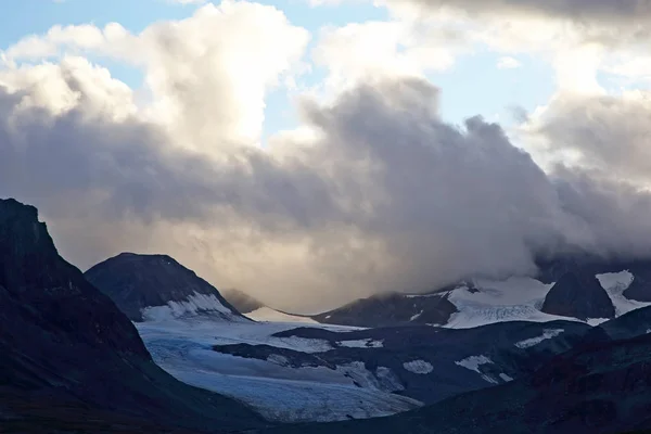 Vista Del Glaciar Las Montañas Noruega —  Fotos de Stock