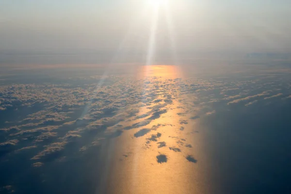 Alba Mare Dall Aereo — Foto Stock