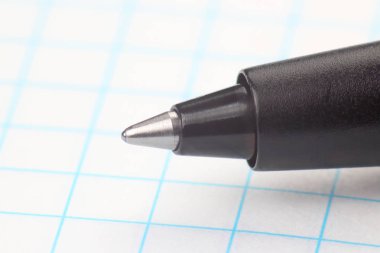 bo Beyaz Kağıt arka plan üzerine yazmak için kalem ucu