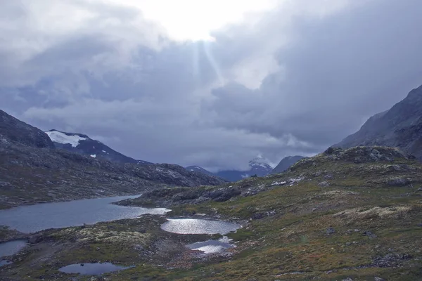 Hegyvidéki Terep Norvégia Jotunheimen Nemzeti Park — Stock Fotó