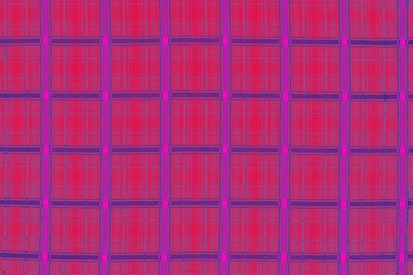Textura tela de algodón de color en una jaula. Abstracción de fondo — Foto de Stock