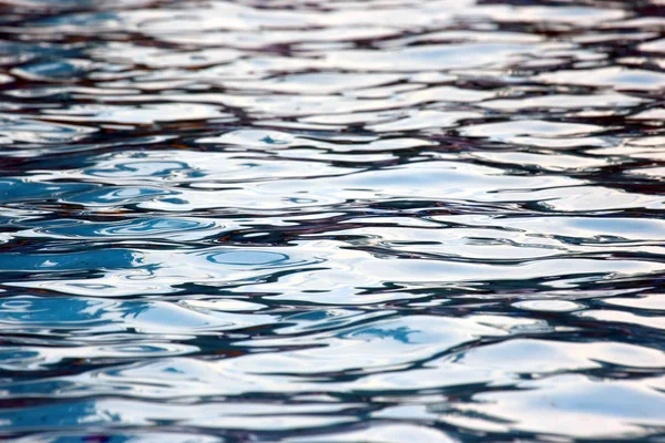 Reflejo del cielo en el viento sobre el agua. abstracción en n — Foto de Stock