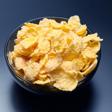 sarı mısır gevreği bir yay