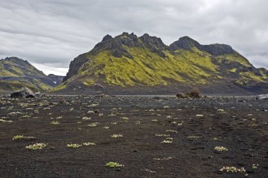 Icelan güzel dağ manzara