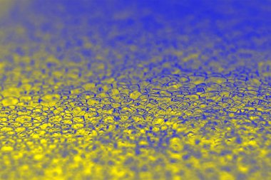 geometrik baloncuklar sabun sıvı ile