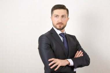 başarılı iş adamı portresi