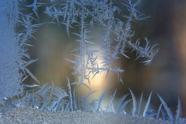 pencere cam closeup ayaz desenler