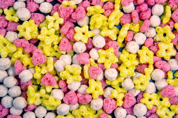 Farbige Leichte Snacks Frühstück Auf Dem Teller Ernährung Und Kalorien — Stockfoto