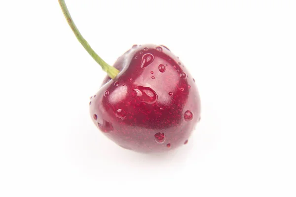 Beeren Rot Früchte Reif Kirsche Frisch Lebensmittel Süß Bio Makro — Stockfoto