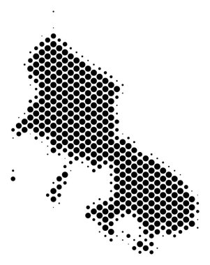 Skyros Yunan Adası harita noktalı noktalı resim