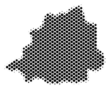 Yarı ton soyut Vatikan Haritası