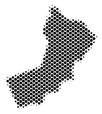 Yarı ton Yemen harita noktalı