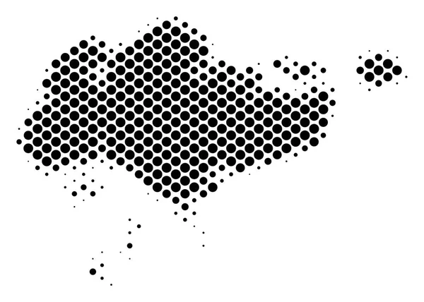 Yarı ton nokta Singapur göster