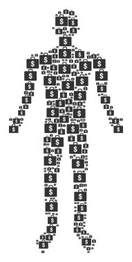 İş durum insan figürü