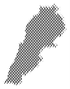 Lübnan harita nüfusun demografik