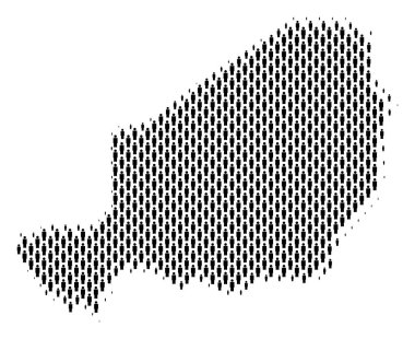 Nijer harita nüfusun demografik