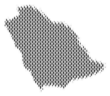 Suudi Arabistan harita nüfusun demografik