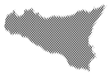 Sicilia harita nüfusun demografik