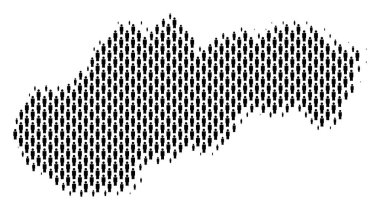 Slovakya harita nüfus kişi