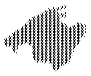 İspanya Mallorca ada harita nüfusun demografik