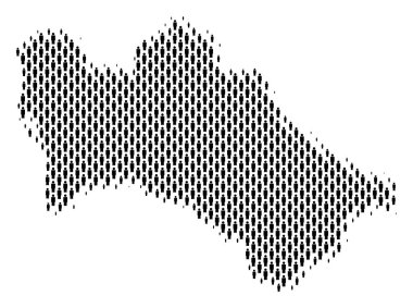 Türkmenistan harita nüfus kişi