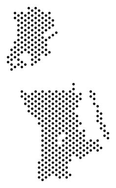 Piksel Çin Makao Haritası