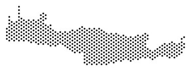 Piksel Girit Adası Haritası