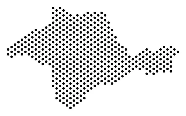 Χάρτης Κριμαία pixel — Διανυσματικό Αρχείο