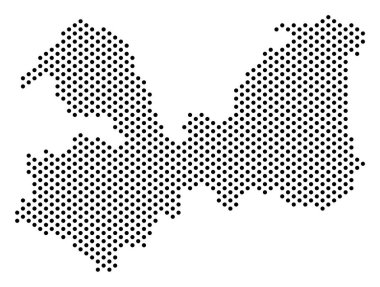 Noktalı Leningrad Oblast harita