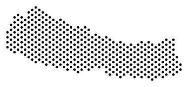 Nokta Nepal Haritası