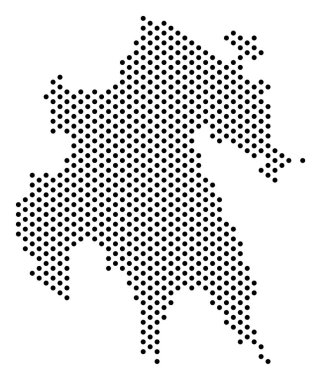 Piksel Mora Yarımadası Haritası