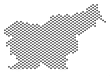 Piksel Slovenya harita