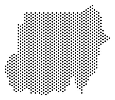 Noktalı Sudan Haritası