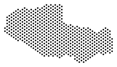 Nokta Tibet Çin bölgesi harita