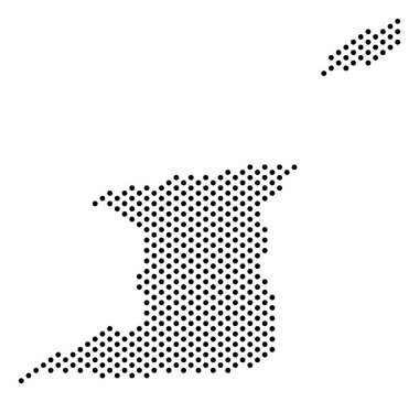 Nokta Trinidad ve Tobago Haritası