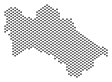 Nokta Türkmenistan Haritası