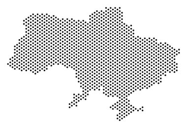 Crimea nokta Ukrayna Haritası