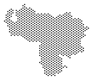 Piksel Venezuela Haritası