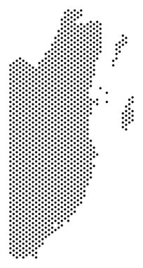 Noktalı Belize Haritası