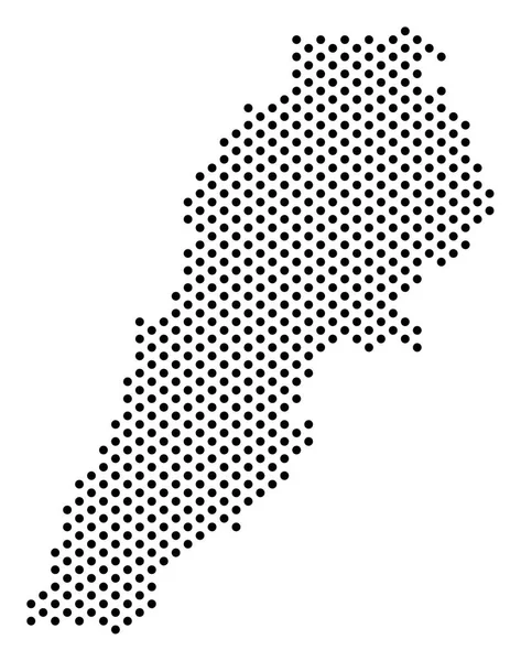 Piksel Lübnan harita