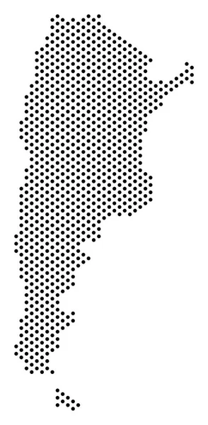 Noktalı Arjantin harita