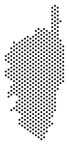 Pixel Corsica France Island Map