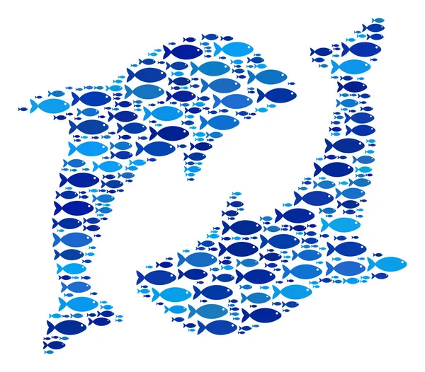 Balık yunuslar Mozaik