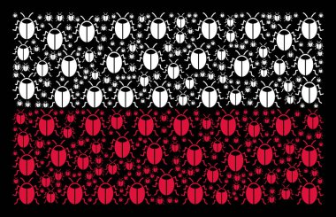 Polonya bayrağı desen hata simgeler