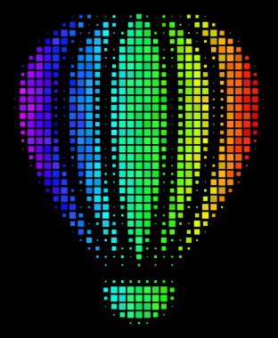 Gökkuşağı nokta Aerostat simgesi