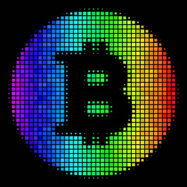 Spektrum nokta Bitcoin sikke simge