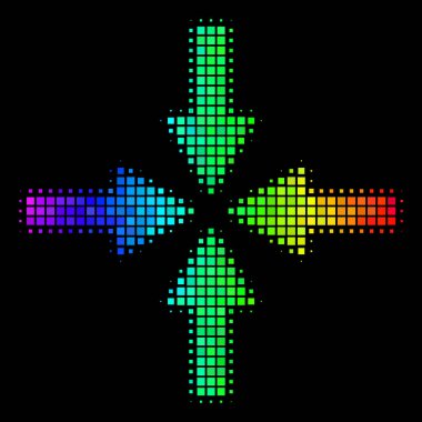 Spektrum piksel Collide ok simgesi