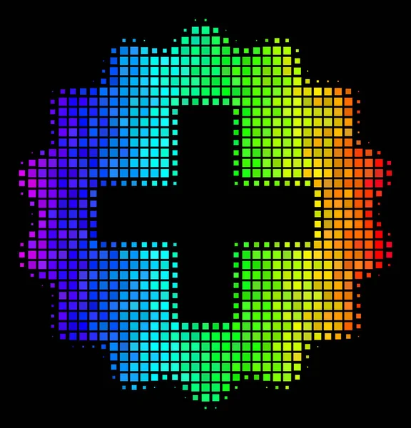 Noktalı gökkuşağı oluşturun simgesi