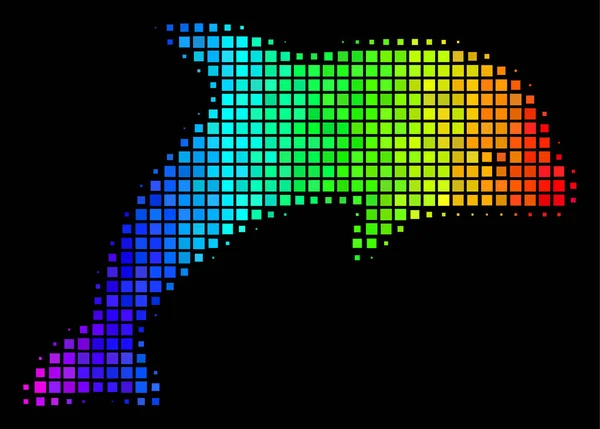 Spectrum Dot Dolphin pictogram — Stockvector